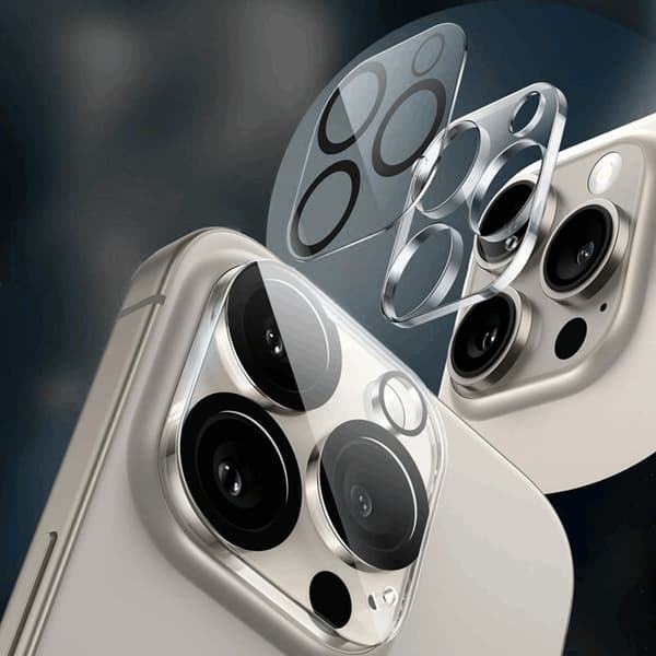 Tech-Protect iPhone 16e kameralinsedæksel hærdet glas Cam Fit Plus Transparent