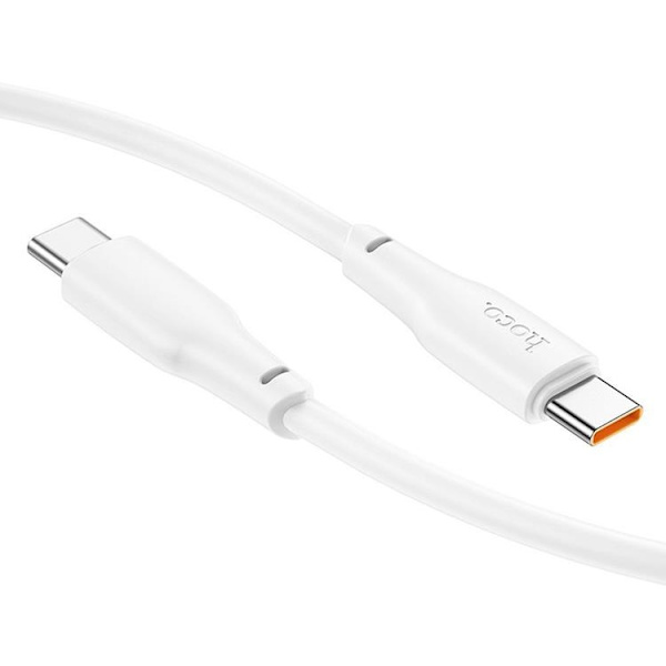 Hoco USB-C till USB-C 100W 2m 3A Kabel X93 - Vit Vit