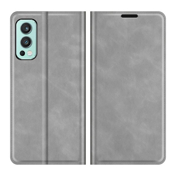 Flip cover OnePlus Nord 2 5G - Grå Grey