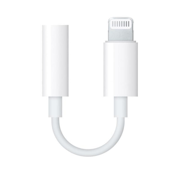 Apple Lightning til Mini Jack Adapter - Hvid