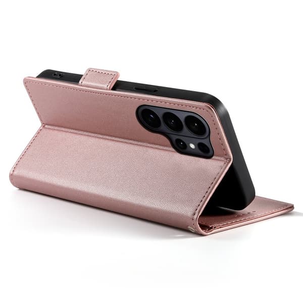 Samsung Galaxy S26 Ultra Plånboksfodral Konstläder - Roséguld