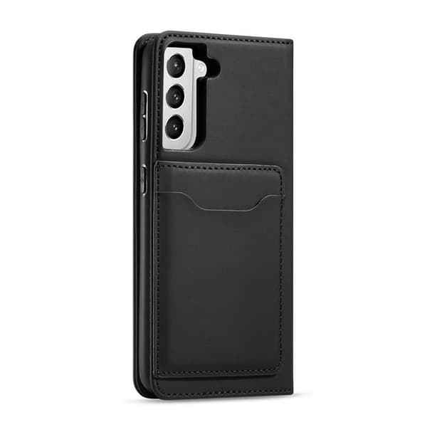 Galaxy S22 Plus Pungetui Magnet Stand - Sort Black
