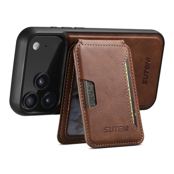 SUTENI Mobilskal till iPhone 17 Pro MagSafe Cowhide M3 - Brun Brun