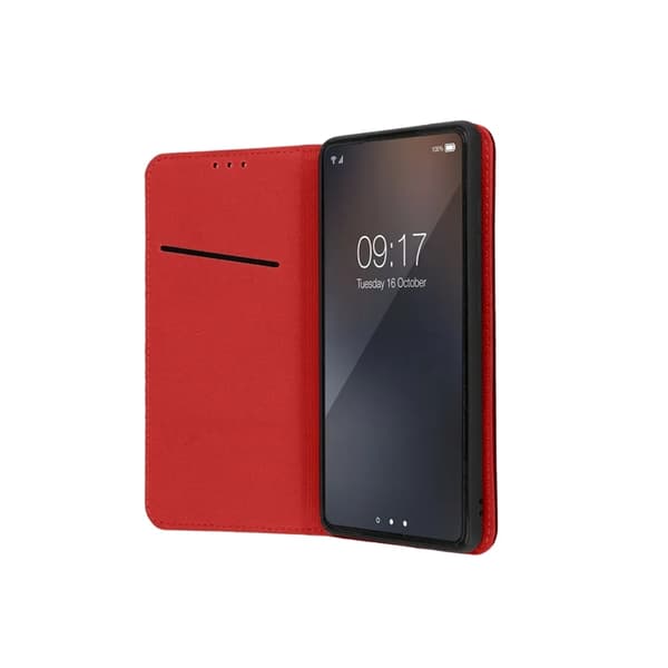 Galaxy S25 Edge Plånboksfodral Smart Pro - Burgundy