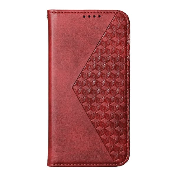 Plånboksfodral för Samsung Galaxy S26 Plus Konstläder med handledsrem - Röd