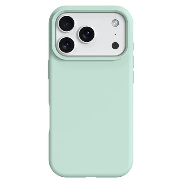 Mobilskal till iPhone 17 Pro Max MagSafe Liquid Silikon+PC - Ljusgrön Grön