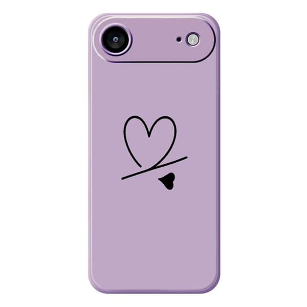 Mobilskal till iPhone Air Love Pattern Printing Straight - Lila Lila