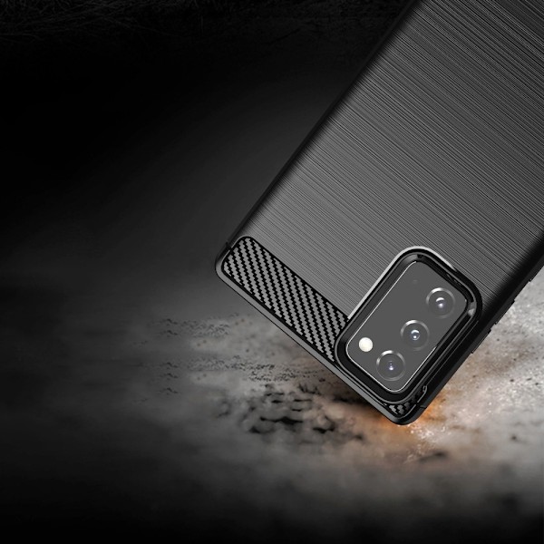 CARBON skal till Samsung Galaxy Note 20 Svart Svart