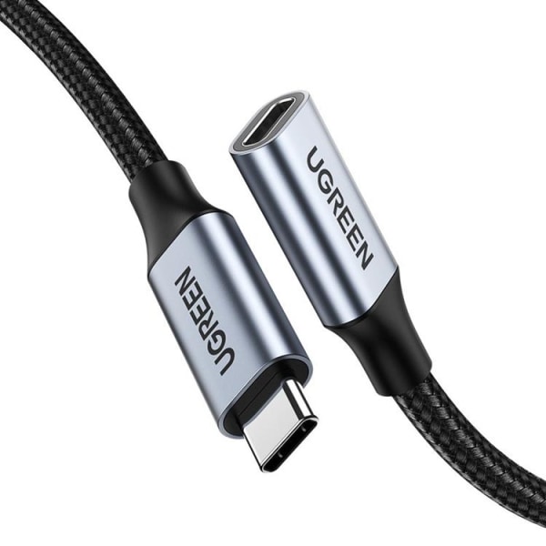 Baseus-jatkokaapeli USB-C uros/USB-C naaras 0,5 m - musta