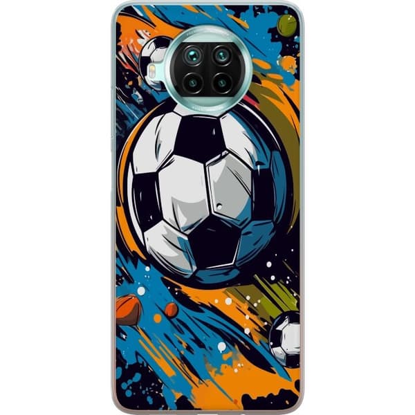 Telefontaske til Xiaomi Mi 10T Lite 5G med fodbolde