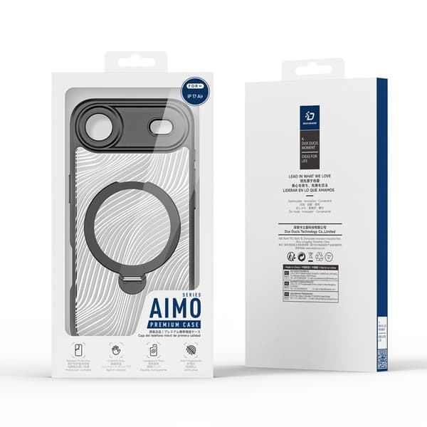 Dux Ducis Telefontaske til iPhone Air Magsafe Magnetisk Aimo - Sort Svart