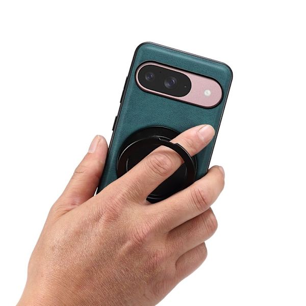 DENIOR Pixel 9 Pro Magnetfodral Konstläder - Blå