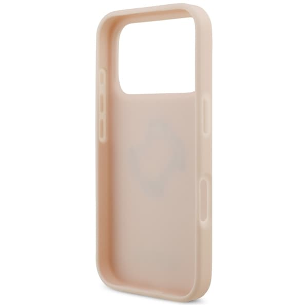Guess Mobilskal till iPhone 17 Pro Grained Classic Logo - Rosa Rosa