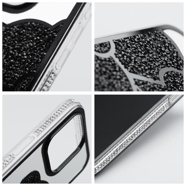 Mobilskal till iPhone 16 Teddy Bear - Svart Black