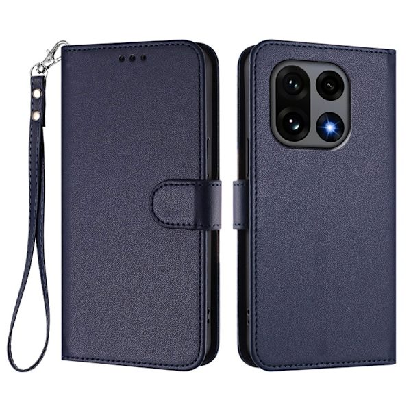 OnePlus 15 5G Plånboksfodral Konstläder Blå