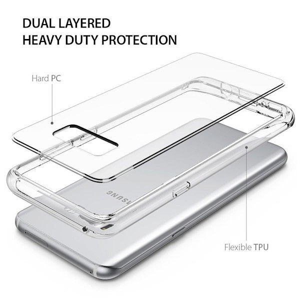 Ringke Fusion Shock Absorption Skal till Samsung Galaxy S8 Plus - Clear