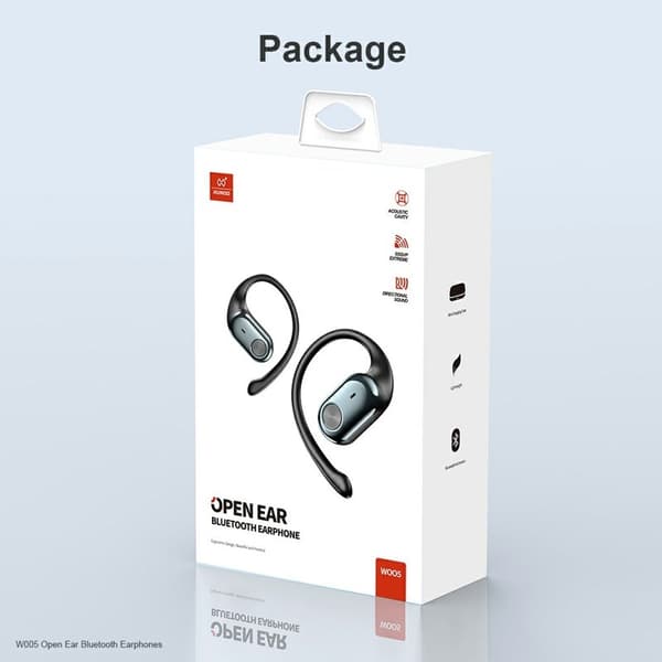 XUNDD W005 Öronhörlurar Bluetooth 5.4 med öronkrokar - Svart