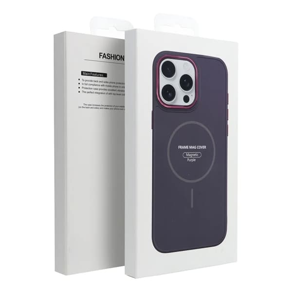 Mobilskal till iPhone 13 Magsafe Frame - Lila Lila