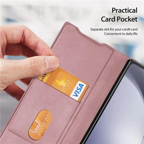 Dux Ducis Galaxy Z Fold 6 Plånboksfodral Bril Series - Rosa Rosa