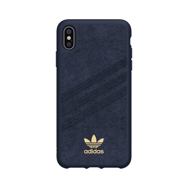 Adidas OR Molded UltraSuede Skal iPhone XS Max - Blå Blå