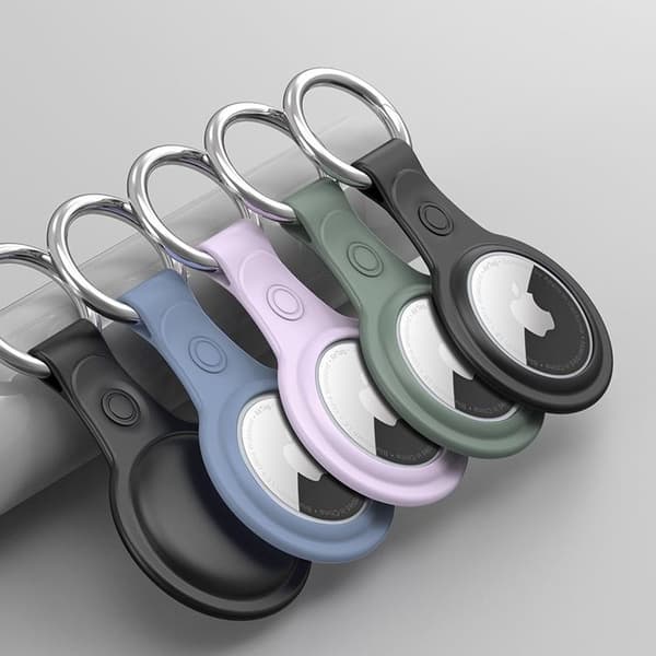 Tech Protect nøglering glidelås - Gunmetal Svart