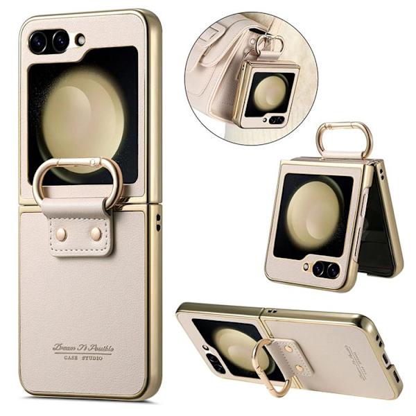 Mobilskal för Galaxy Z Flip 6 Electroplating Ring Kickstand