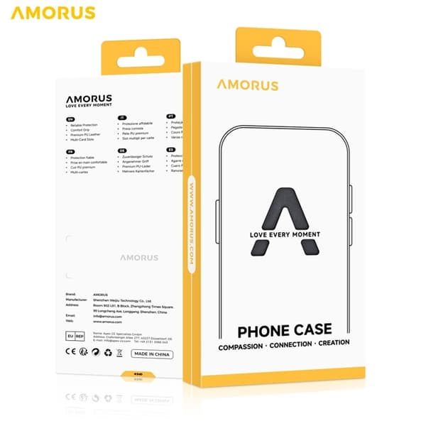 AMORUS Mobilskal till iPhone 17 Pro Max Med Kameralinsreglage - Guld Guld