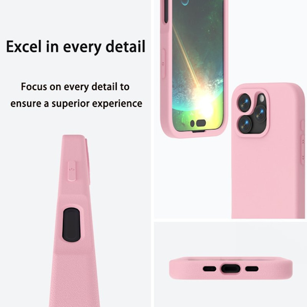 Mobilskal till iPhone 16 Pro Shockproof EVA - Rosa Rosa