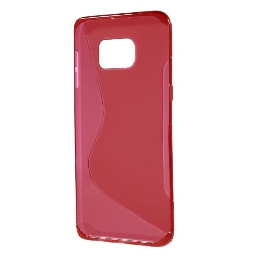 Flexicase-kuori Samsung Galaxy S6 Edge Plus - Punainen Red