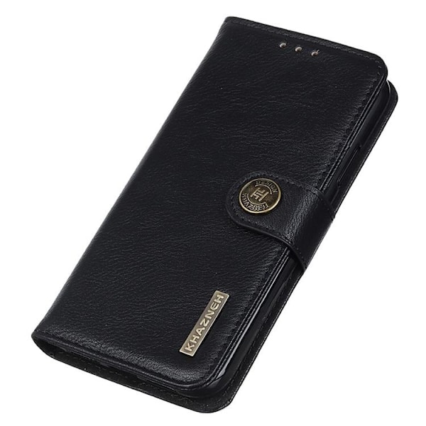KHAZNEH OnePlus 10T 5G Plånboksfodral PU Läder - Svart Svart