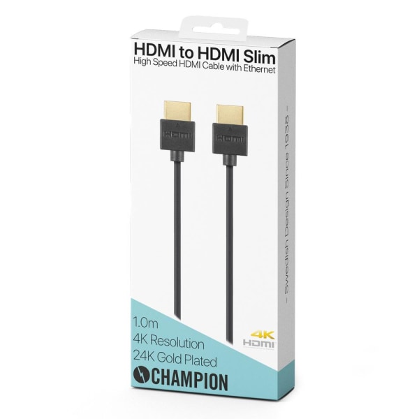 Champion HDMI kabel Ha-Ha SLIM 1,0m