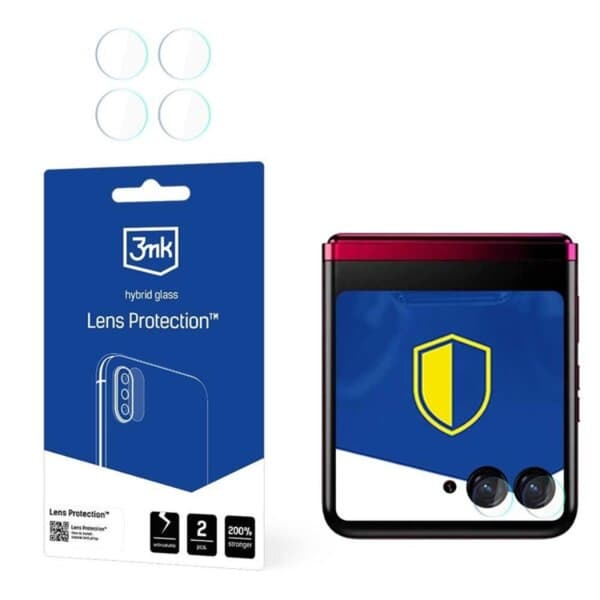 3MK Motorola Razr 40 Ultra   Kameralinskydd Transparent