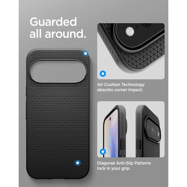 Spigen Mobilskal För Google Pixel 11 Pro XL Magsafe Liquid Air - Matt Svart