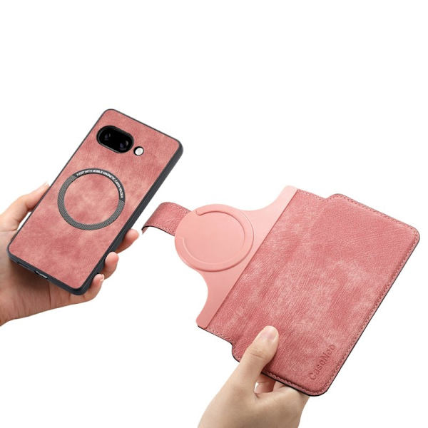 CASENEO Google Pixel 9a Plånboksfodral Konstläder - Rosa