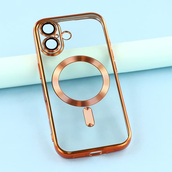 X-LEVEL Mobilskal till iPhone 17 MagSafe Full Kamera Skydd Orange