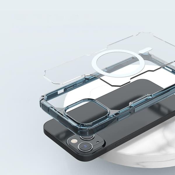 Nillkin matkapuhelinkotelo iPhone 15 Plus Magsafe Nature Pro Armored Blå