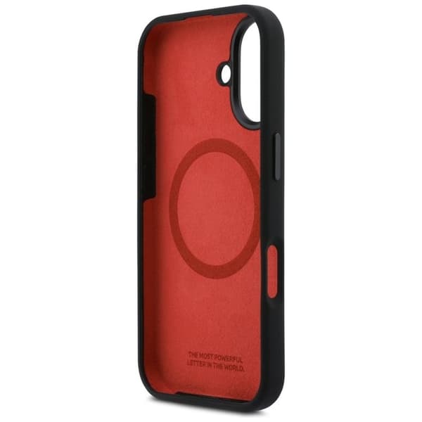 BMW Mobilskal till iPhone 17 MagSafe Silikon Horizontal Line Svart