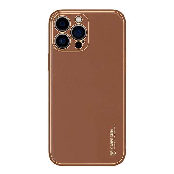 Dux Ducis iPhone 14 Pro Skal Yolo - Brun Brun