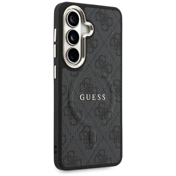 Guess Mobilskal För Galaxy S26 Plus MagSafe 4G Embossed Ring - Svart Svart