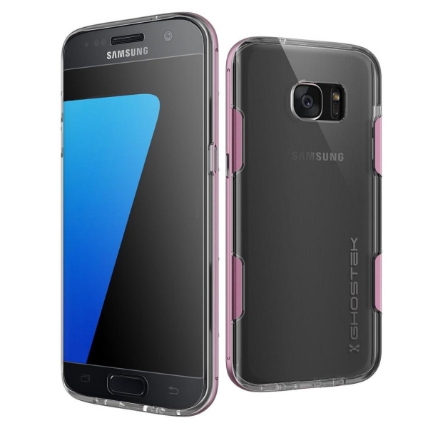 Ghostek viittakuori Samsung Galaxy S7 Edge -puhelimelle - vaaleanpunainen Pink