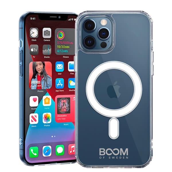 Boom - Magsafe Skal iPhone 12 Pro Max - Clear Transparent