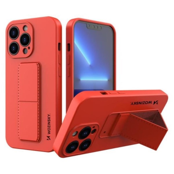 Wozinsky iPhone 13 Pro Cover med Kickstand - Rød
