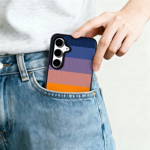 EYCASE Mobilskal för Samsung Galaxy S26 Plus Magnetiskt TPU - Sunset Glow
