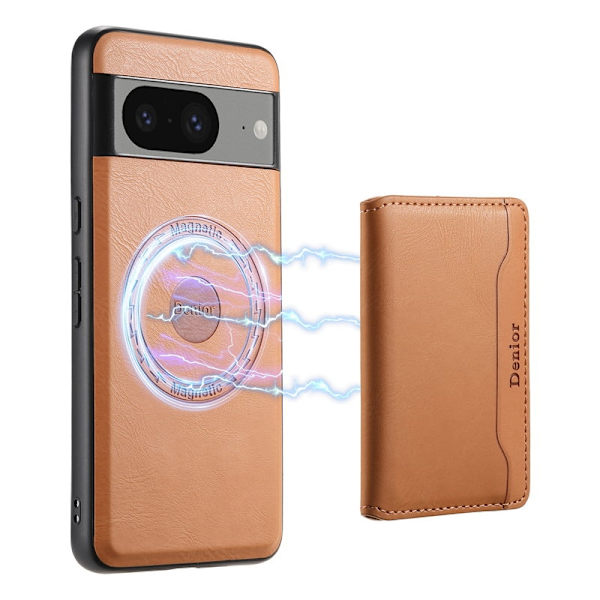 DENIOR Google Pixel 8 Plånboksfodral Konstläder - Khaki