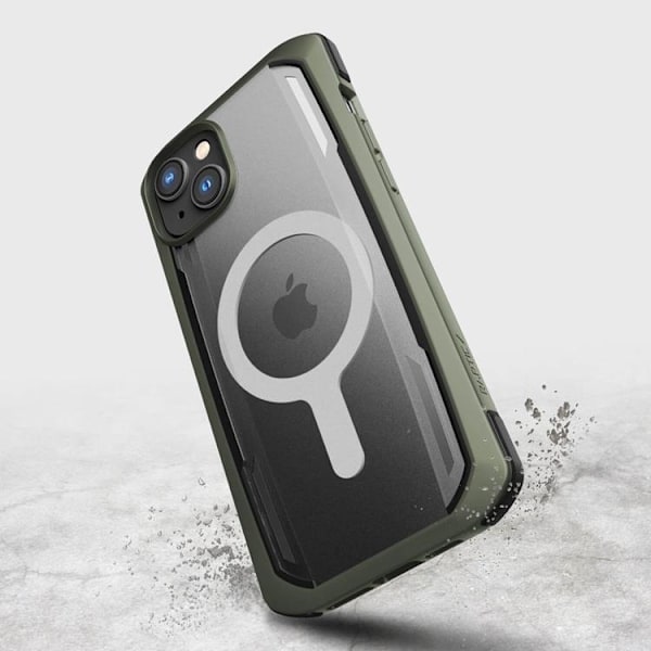 Raptic iPhone 14 Plus Skal Magsafe Secure Armored - Grön