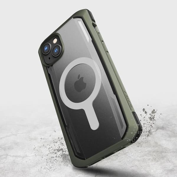 Raptic iPhone 14 Plus Skal Magsafe Secure Armored - Vihreä Grön