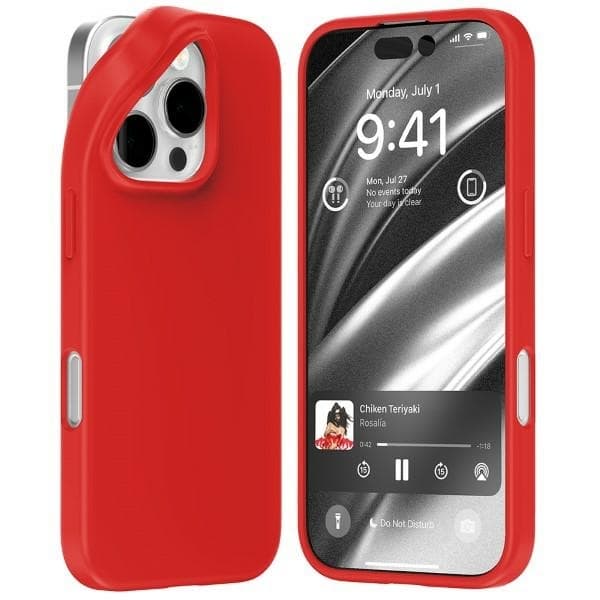 Mercury Telefontaske til iPhone 16 Pro Soft - Rød Röd