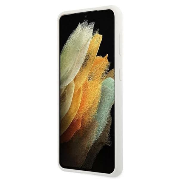 US Polo Silicone Logo Skal Galaxy S21 Plus - Vit White