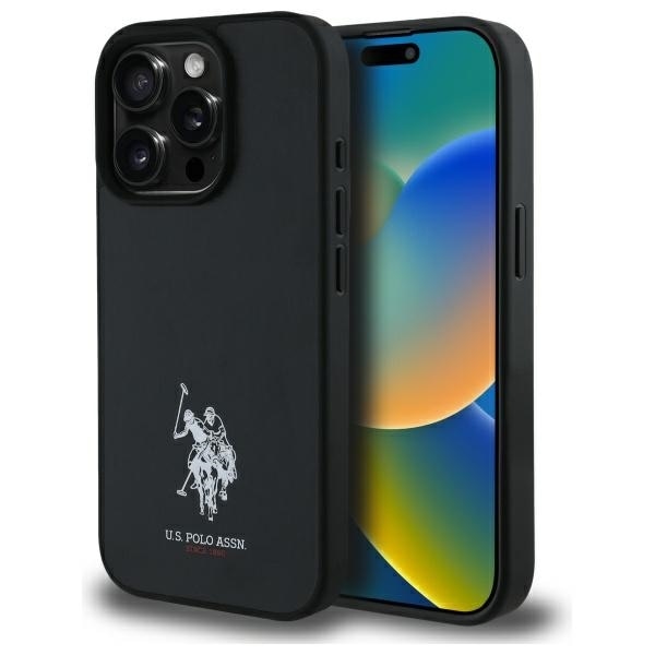 US Polo Mobilskal till iPhone 15 Pro Max Leather Embroidered