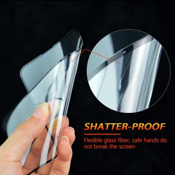 Bestsuit 5D Flexible Hybrid Glass til Apple iPhone X/Xs Sort